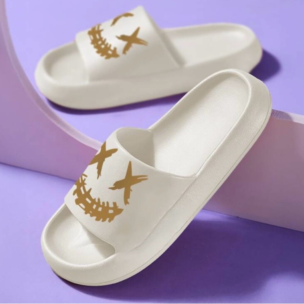 Men’s Fashionable pattern printed casual Flip - Flops